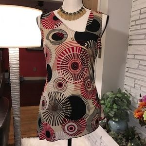 TRADED Retro asymmetrical top.